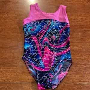 Leotard - shimmery pink and blue.  Youth size 8-10.